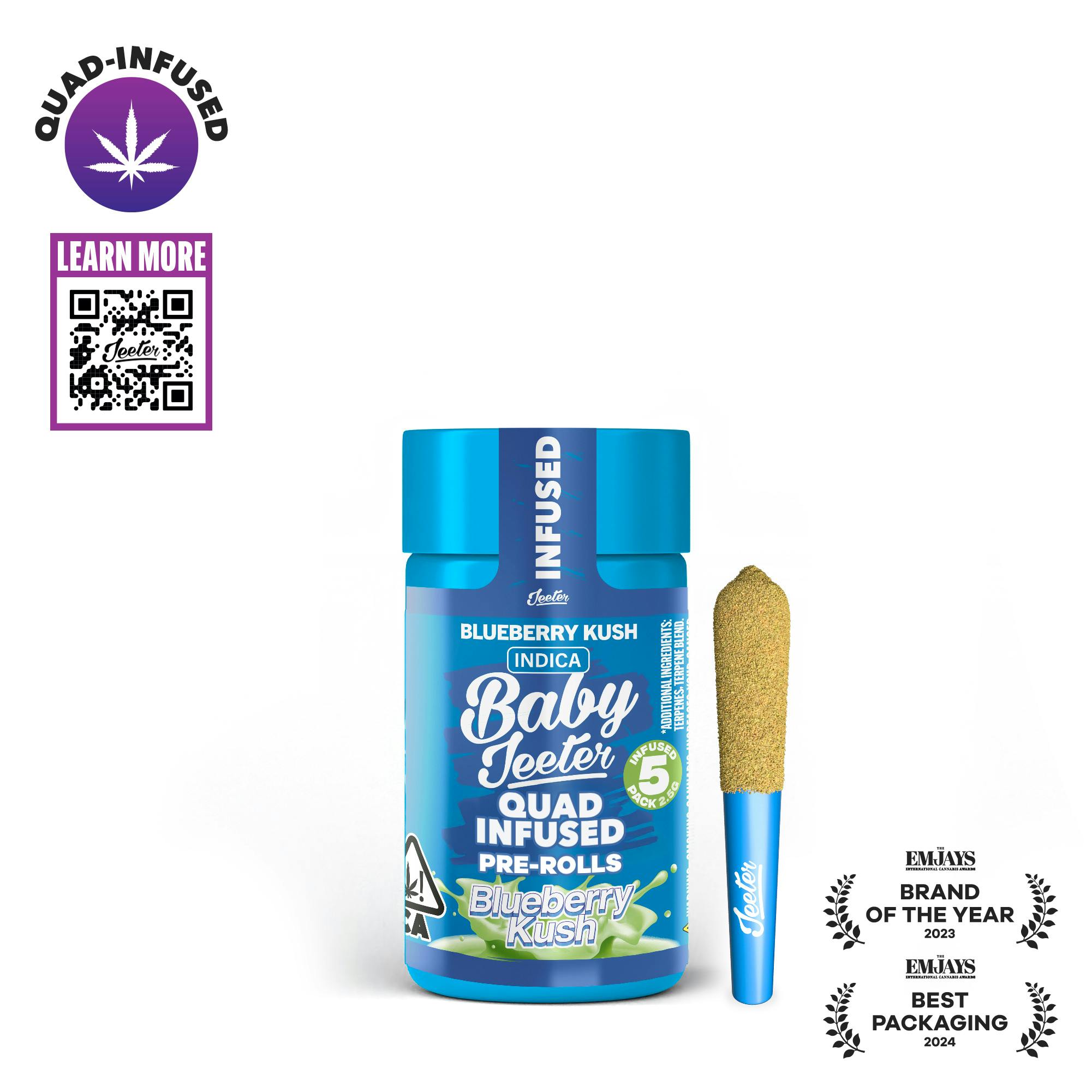 Blueberry Kush Quad Infused