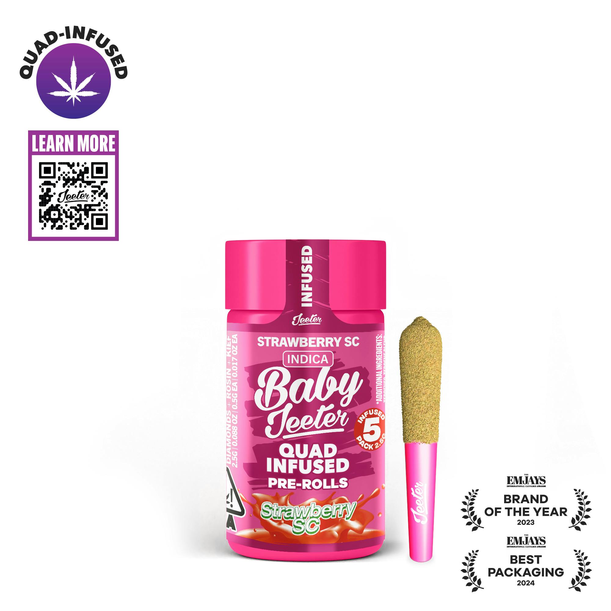 Strawberry Shortcake Quad Infused