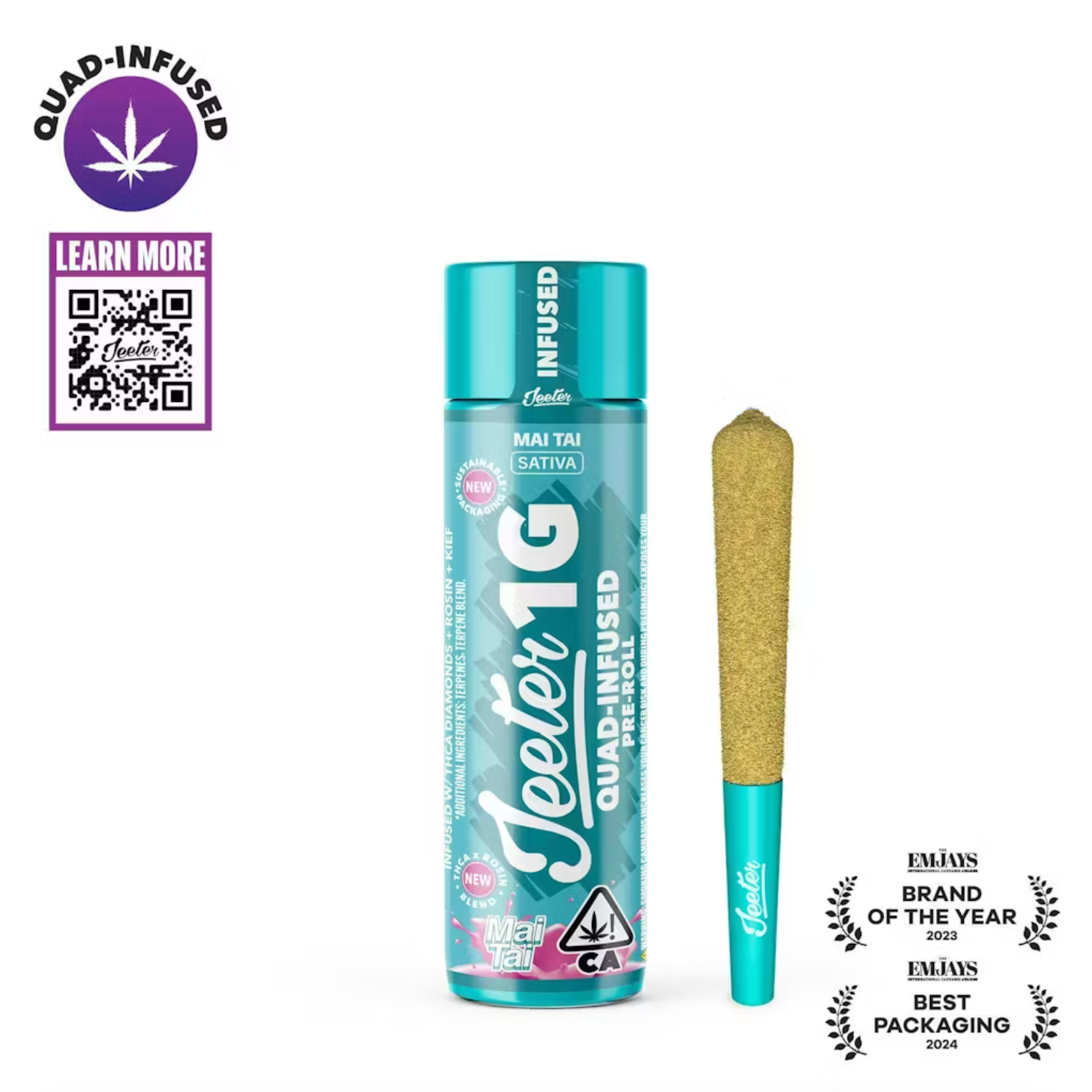 Mai Tai Quad Infused 1g Preroll