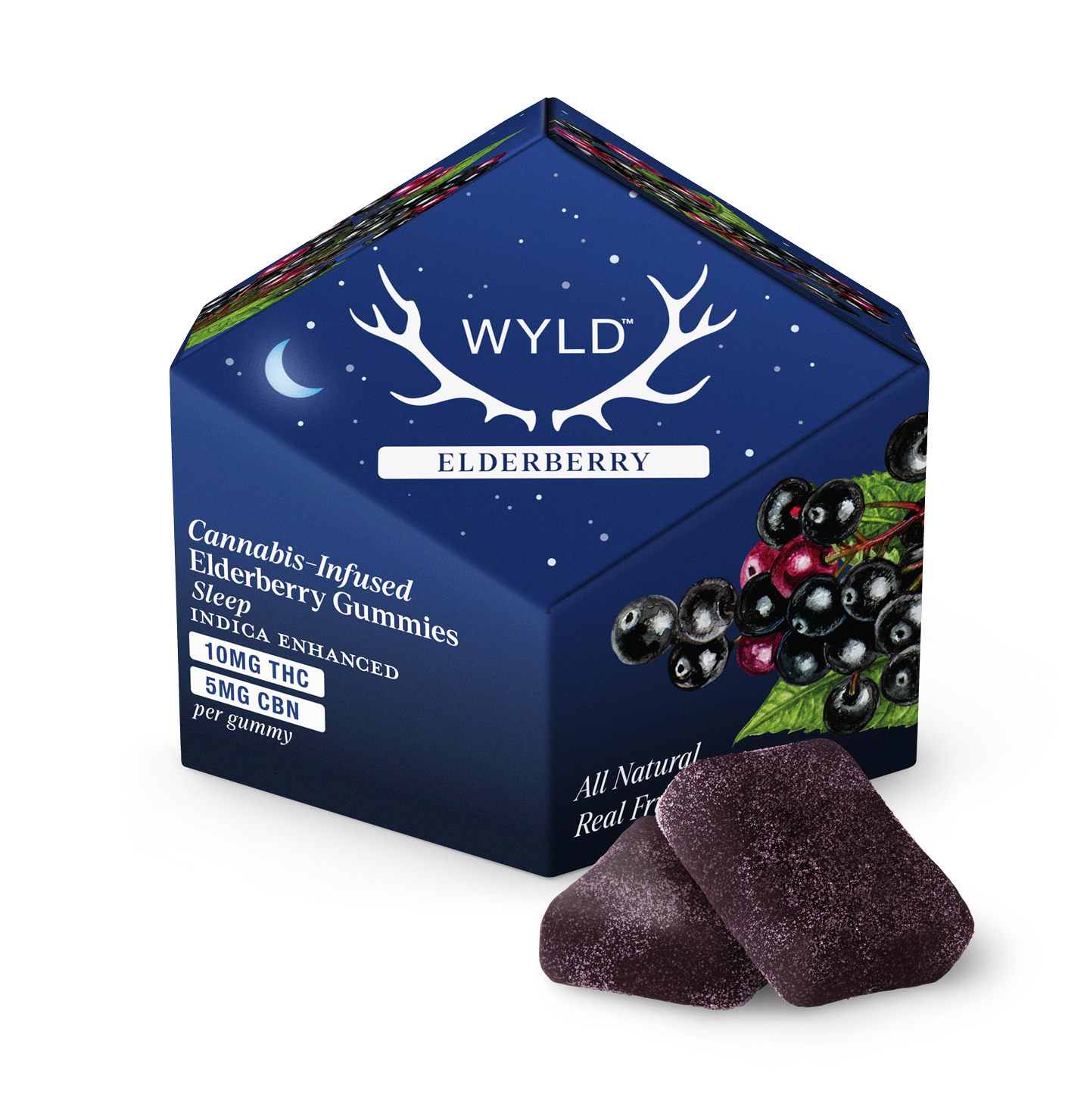 WYLD Elderberry Indica Gummies for delivery in Long Beach California only at JuanaShoppe