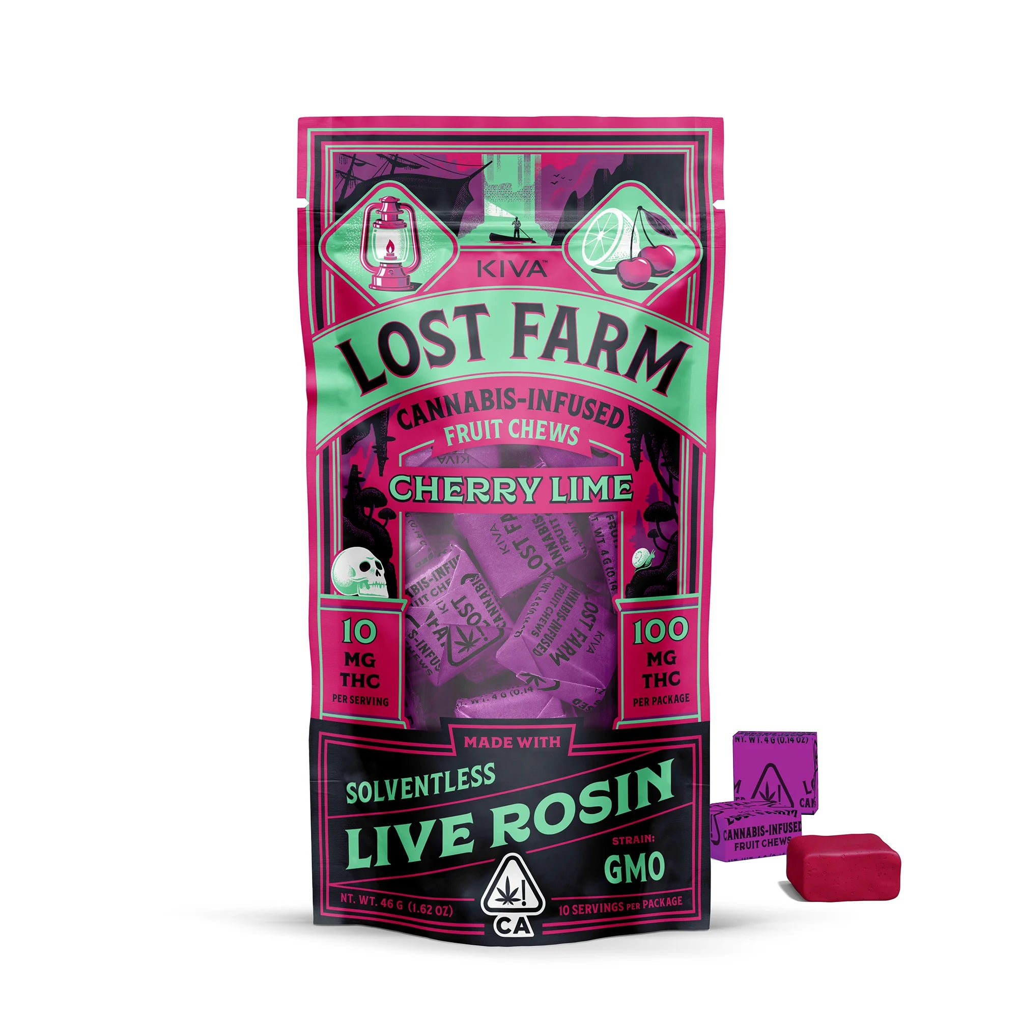 Cherry Lime GMO Live Rosin Chews