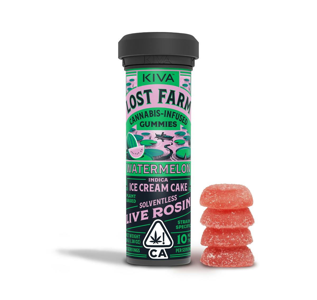Watermelon Ice Cream Rosin Gummies