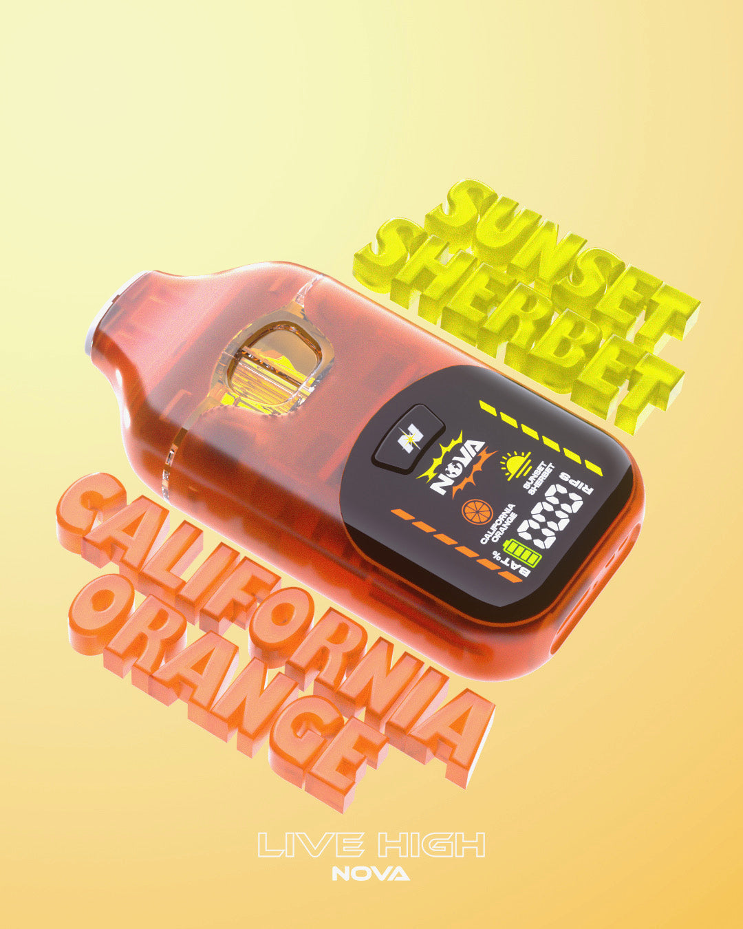 California Orange / Sunset Sherbet
