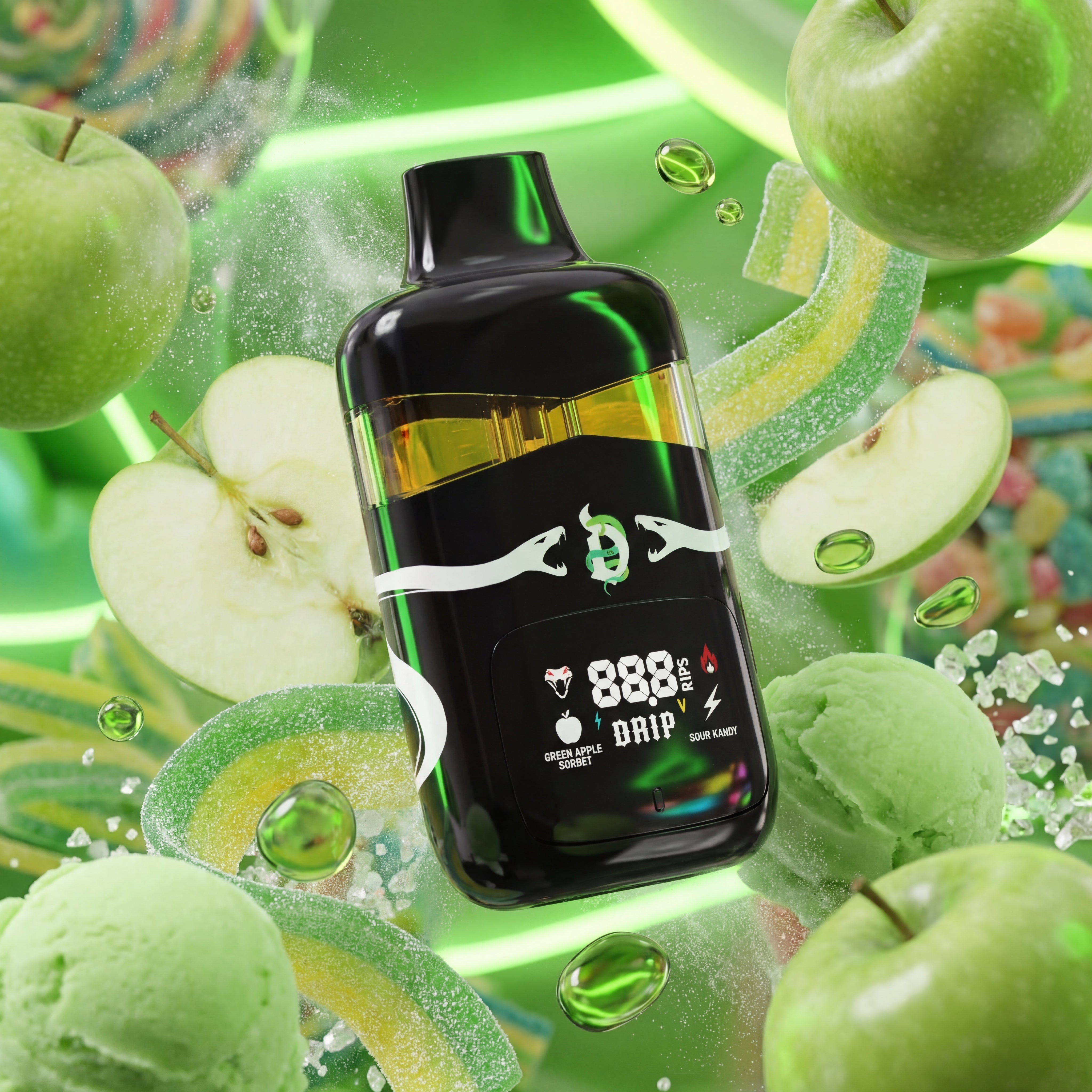 Green Apple Sorbet x Sour Kandy 2g