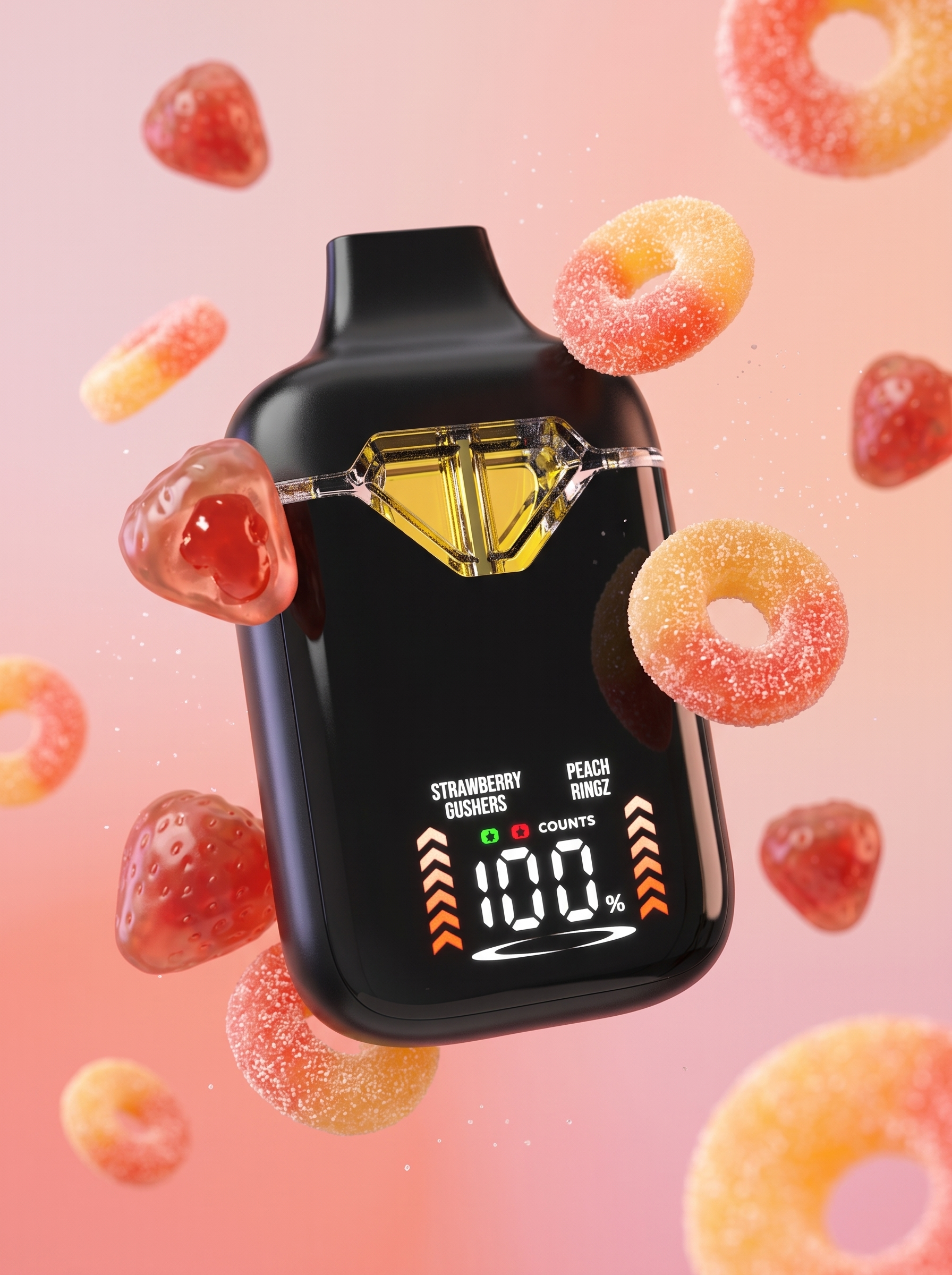 Strawberry Gushers x Peach Ringz 2g