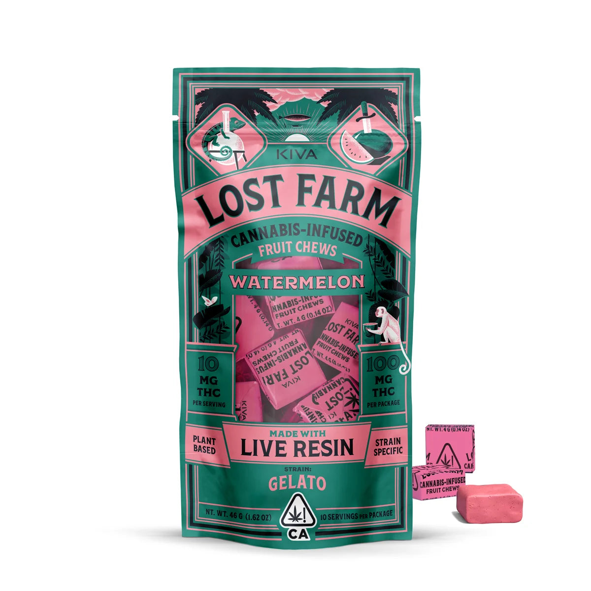 Watermelon Gelato Live Rosin Chews